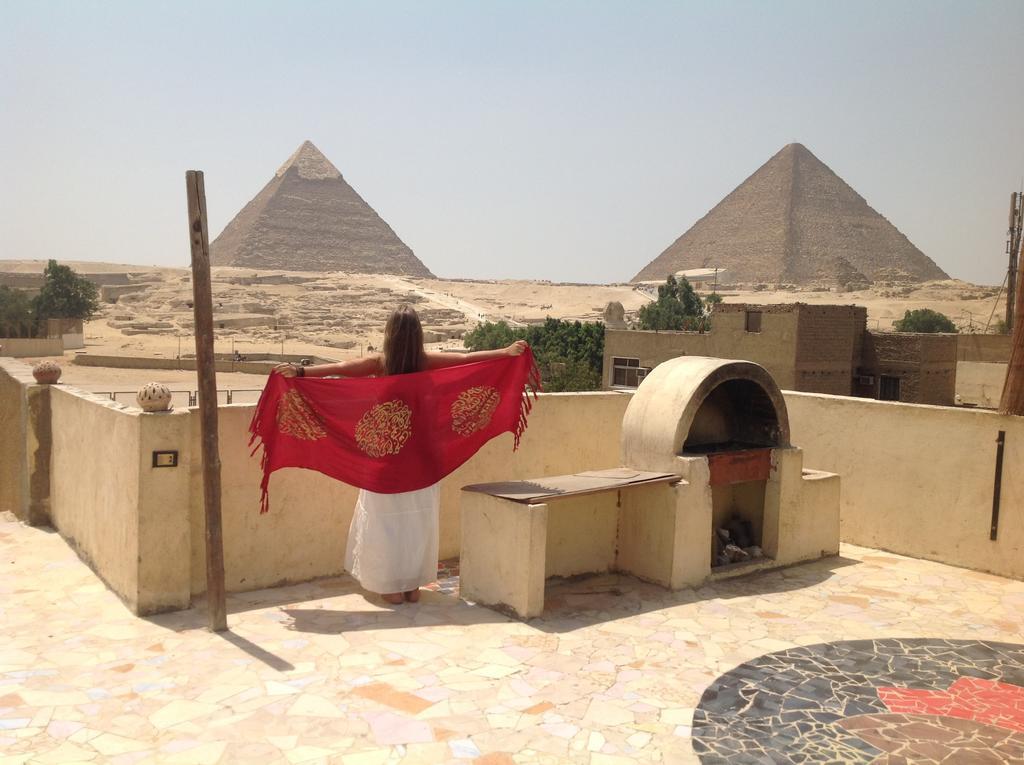 Pyramids Loft Homestay Kafret el-Gabal Exterior foto